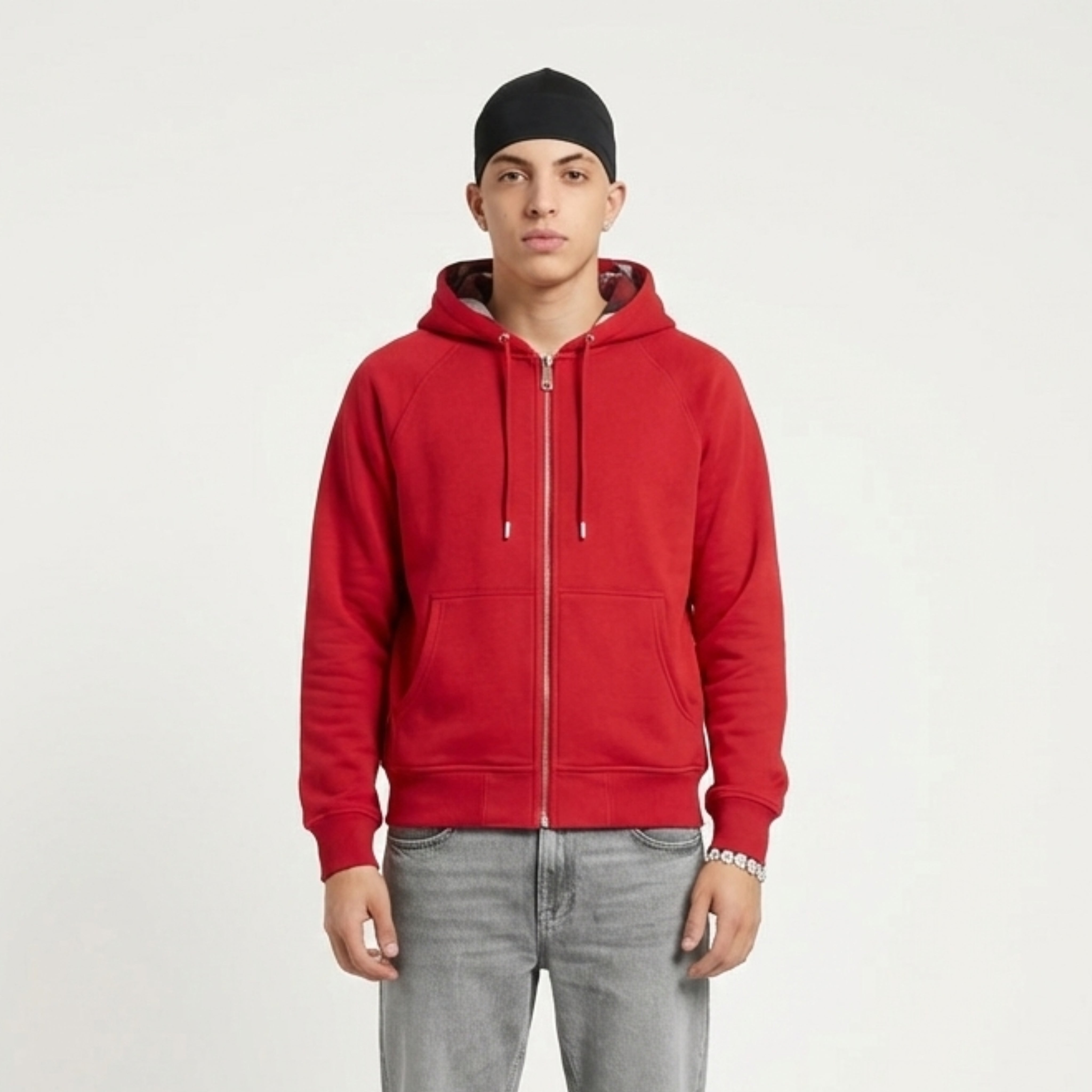 CHEQUER – ZIP HOODIE