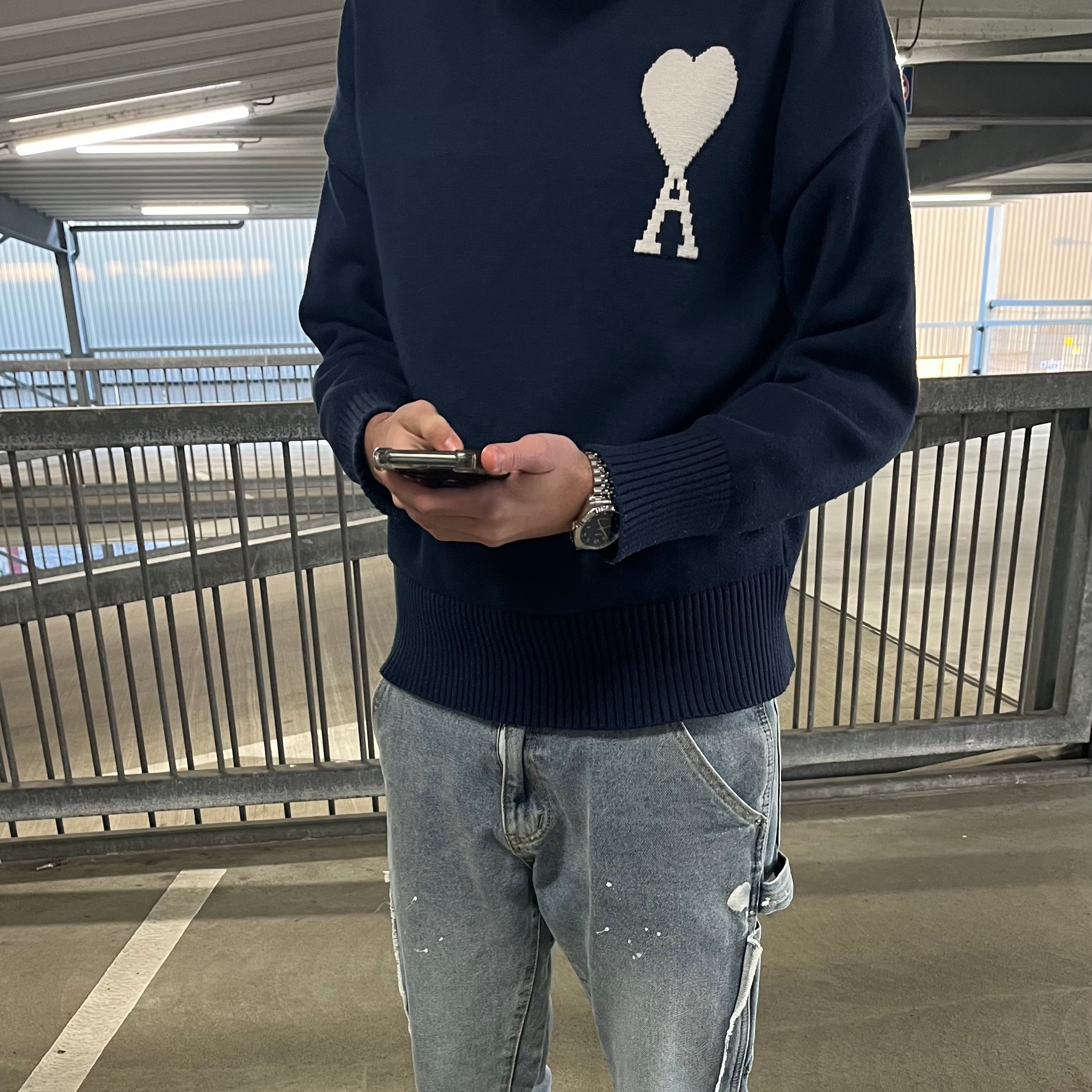 A - HEART SWEATER