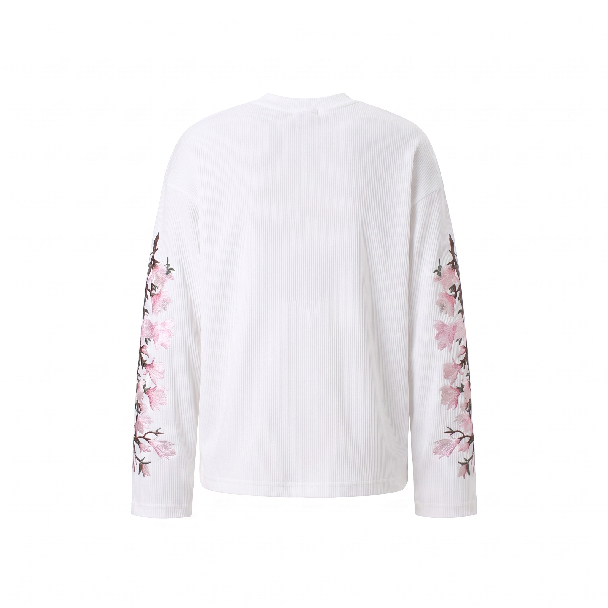 SAKURA Longsleeve White back