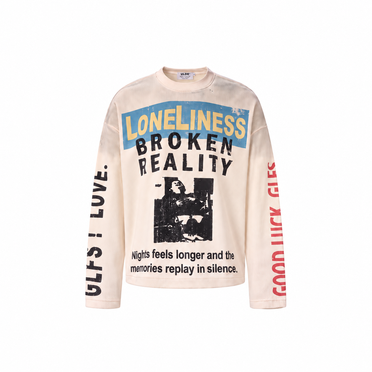 LONELINESS cream longsleeve front