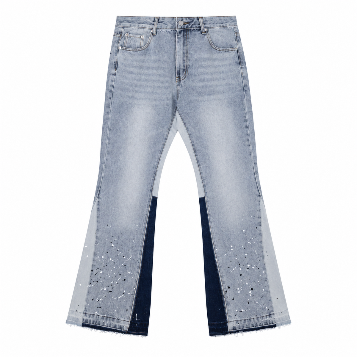SPLASH PANEL - Flared Jeans front