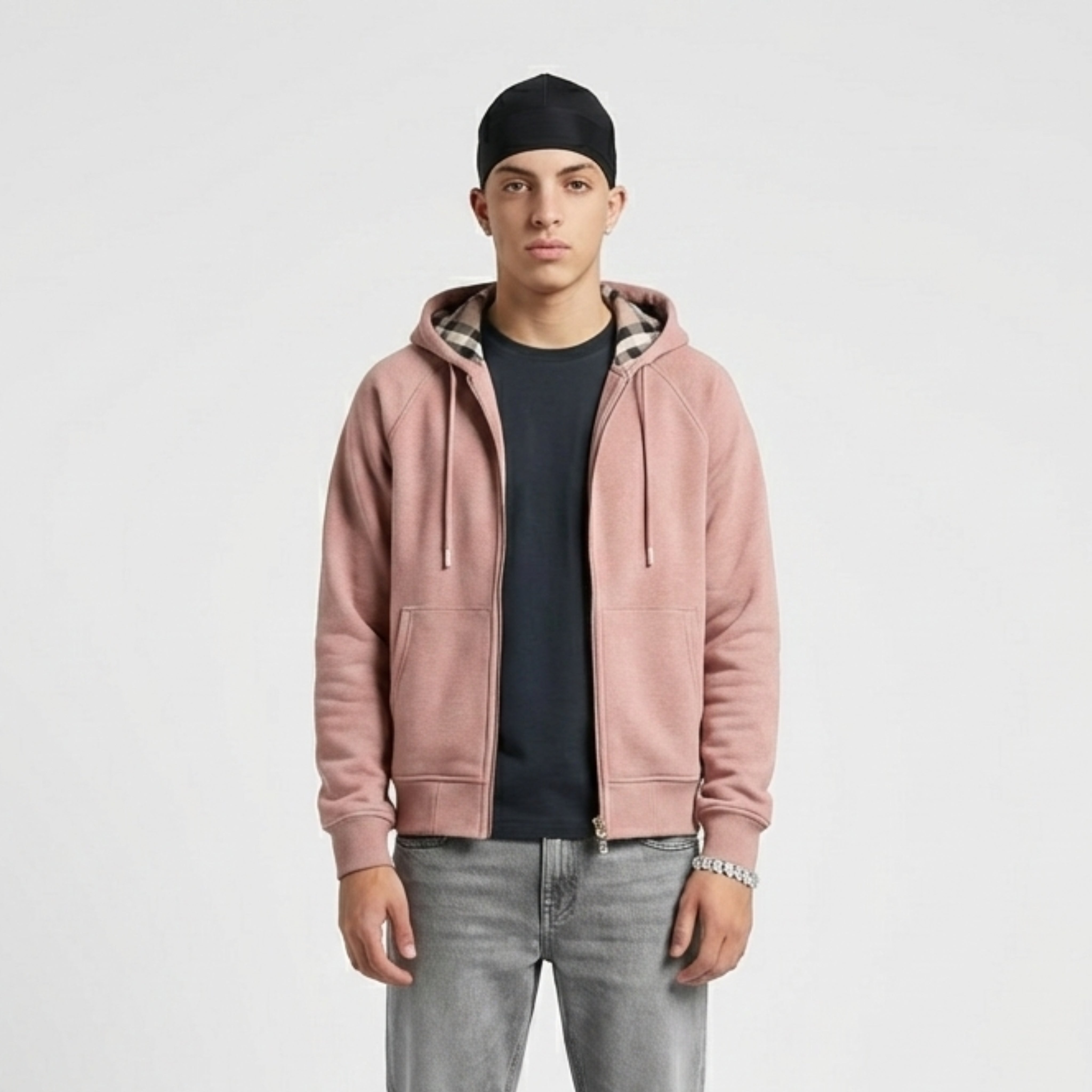 CHEQUER – ZIP HOODIE