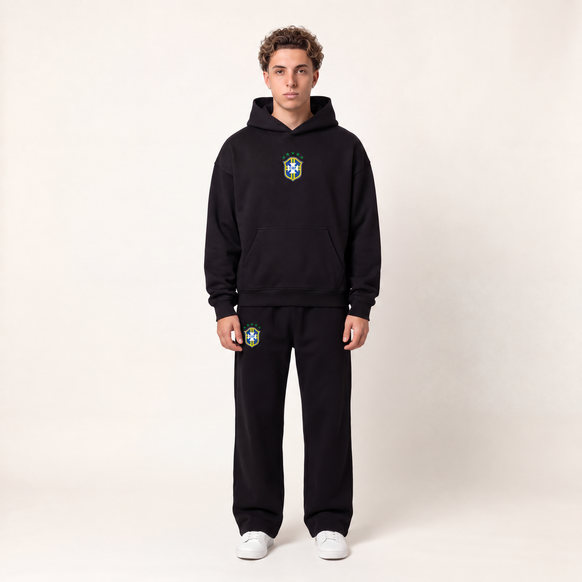 BRASIL TRACKSUIT — black front