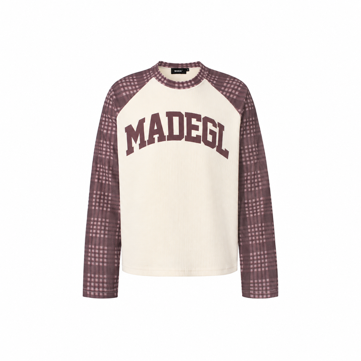 MADEGL plaid longsleeve front
