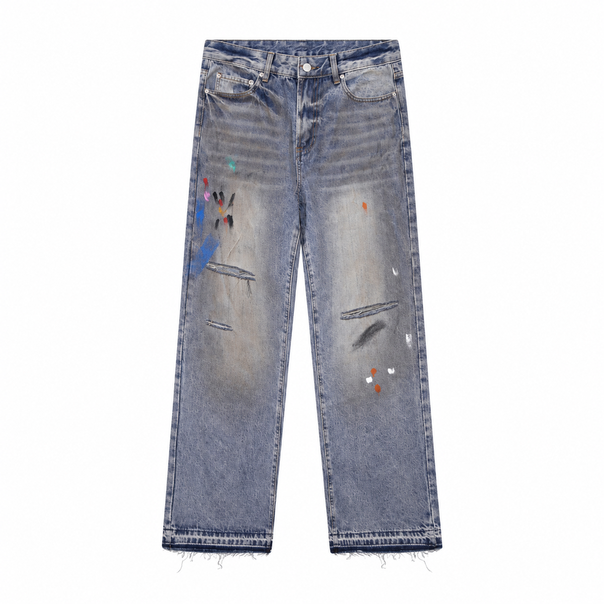 PAINTED GREY jeans front