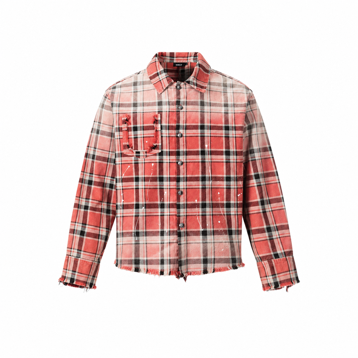 WRECKED flannel front